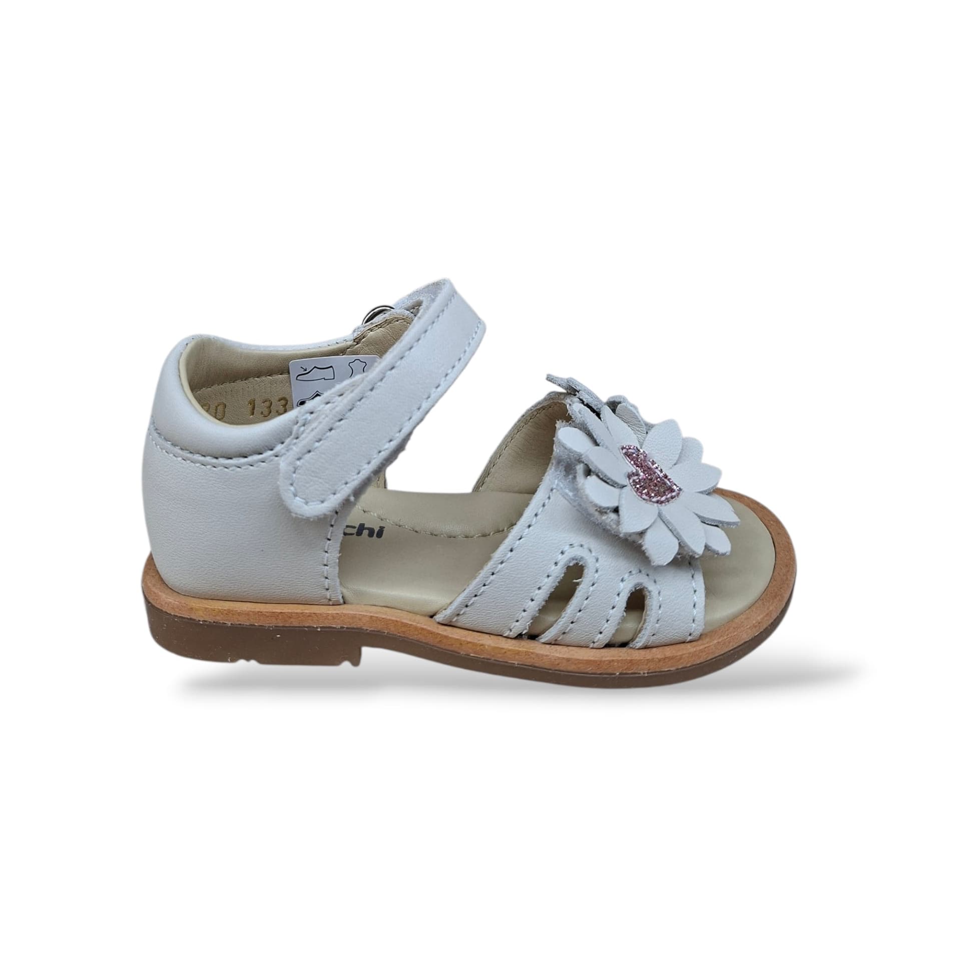 Sandali Tallonati Primi Passi Balocchi Paris 161339 Beige – Pelle Velcro Bambine - 6