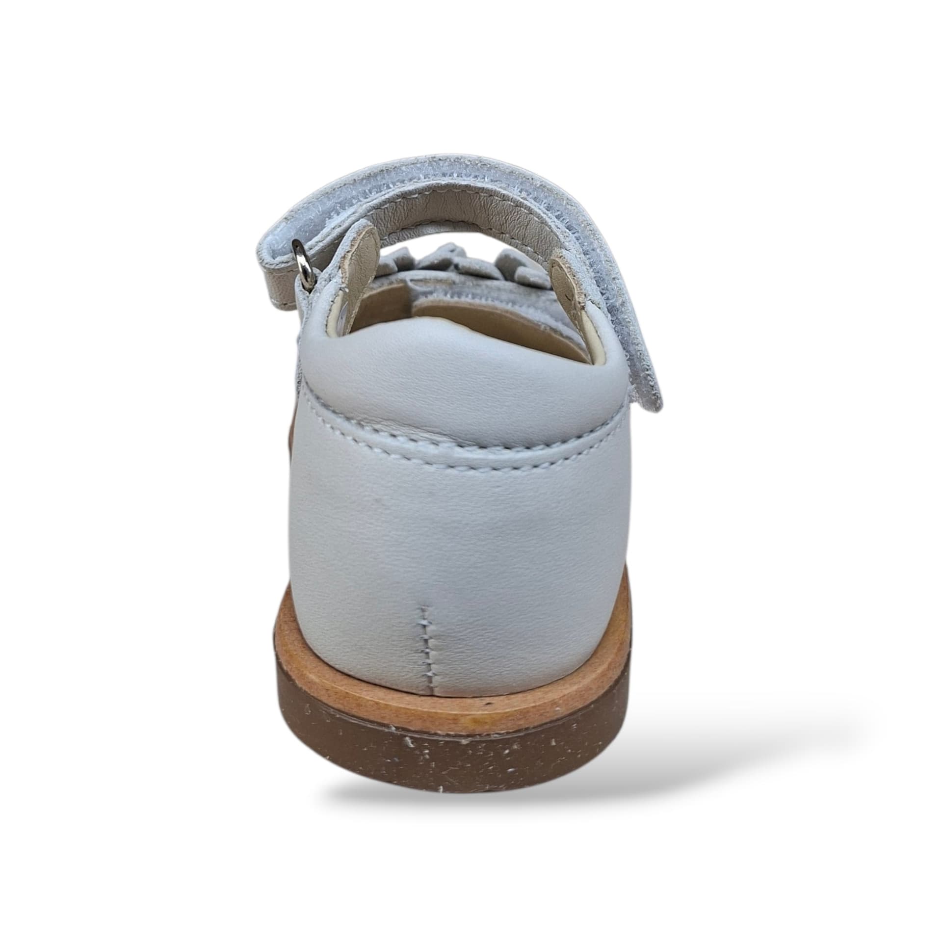 Sandali Tallonati Primi Passi Balocchi Paris 161339 Beige – Pelle Velcro Bambine - 3