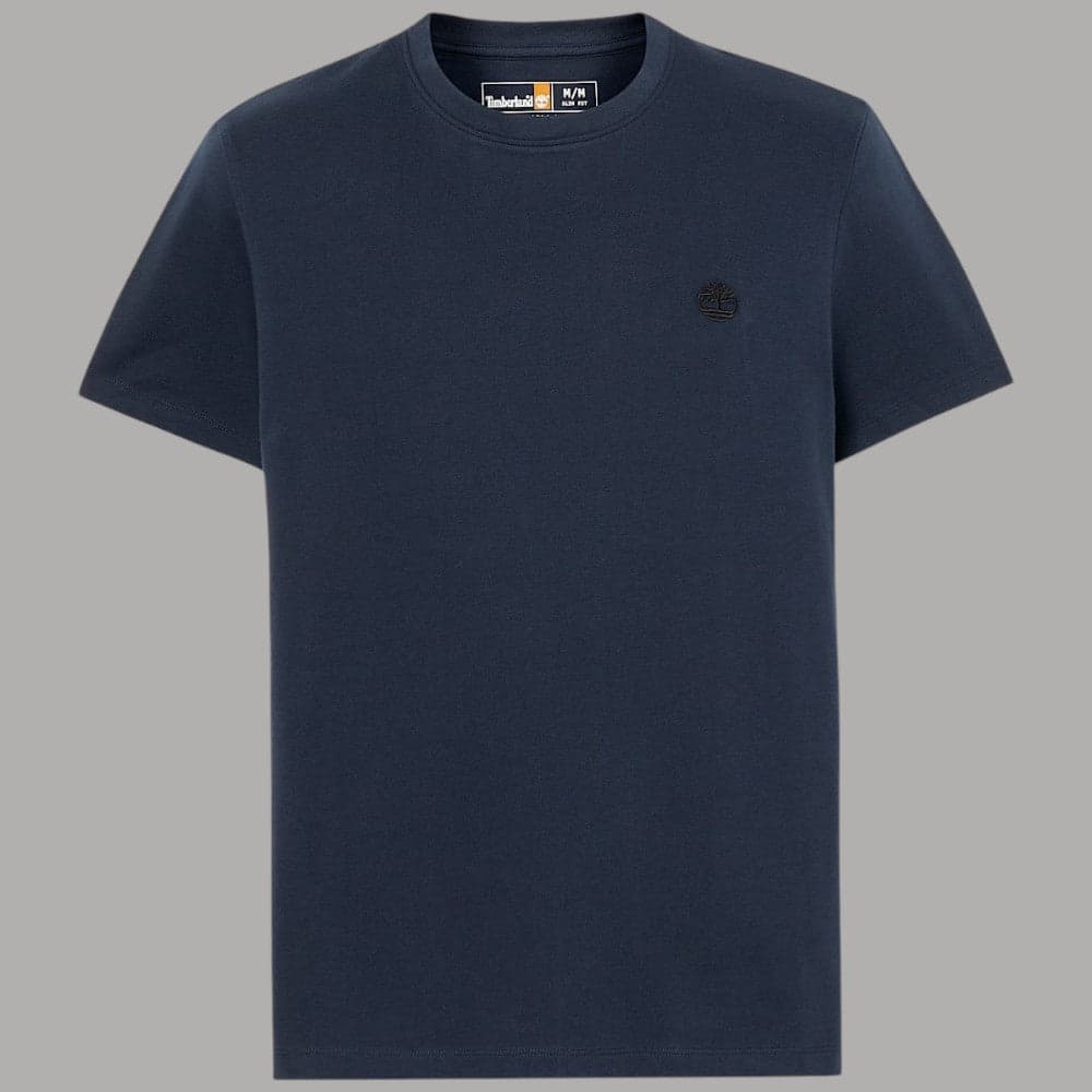 T-shirt Timberland Uomo Cotone Slim con Logo Ricamato - 12
