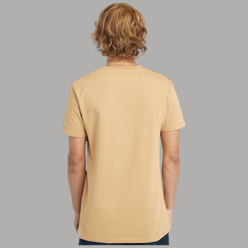 T-shirt Timberland Uomo Cotone Slim con Logo Ricamato - 3