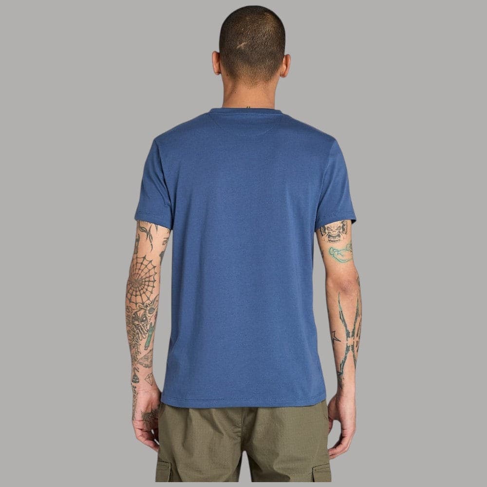 T-shirt Timberland Uomo Cotone Slim con Logo Ricamato - 22