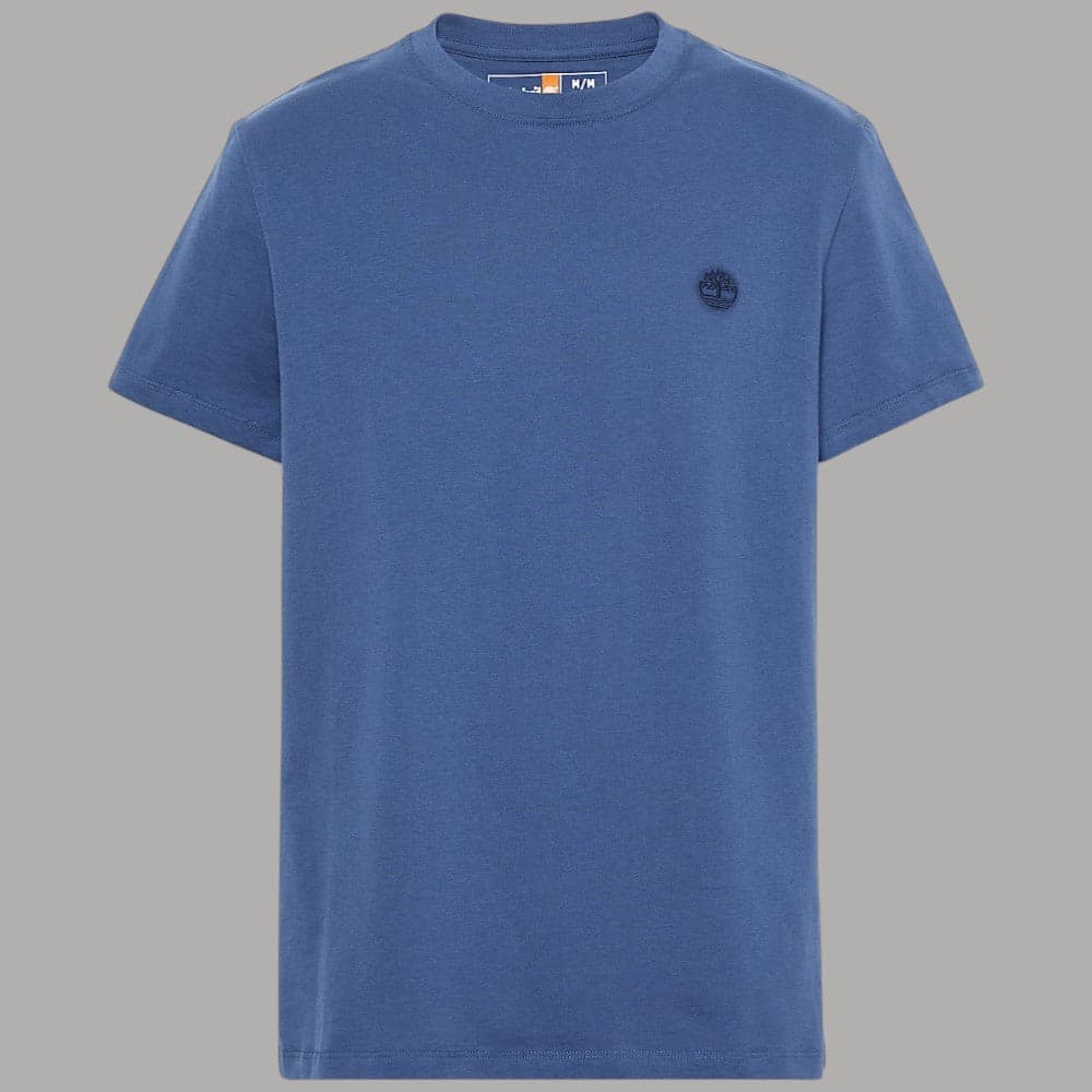 T-shirt Timberland Uomo Cotone Slim con Logo Ricamato - 23