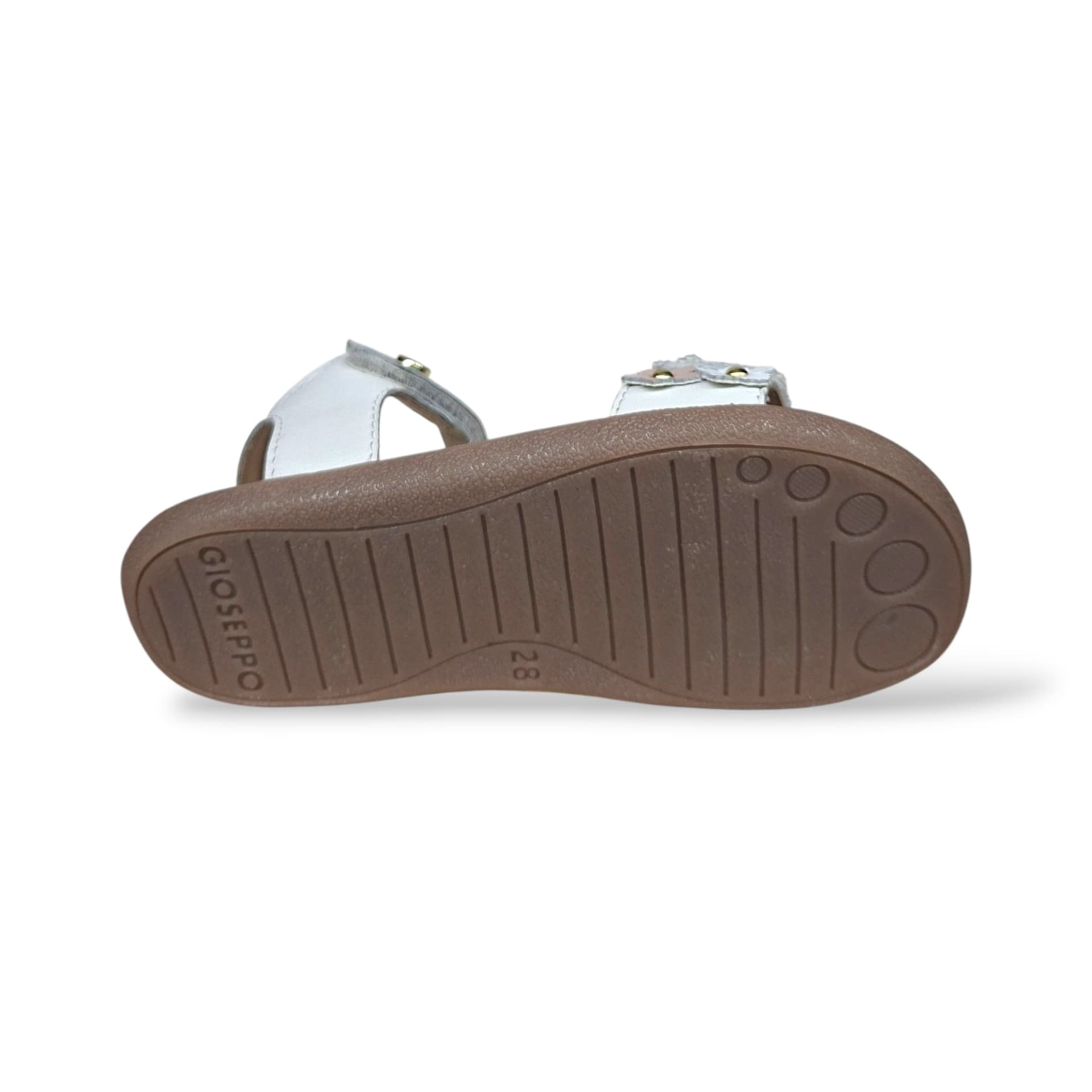 Sandali Bambina GIOSEPPO LOITOK 78808 – Bianco Cipria in Pelle | Velcro per Cerimonia e Ogni Occasione Romantica - 5