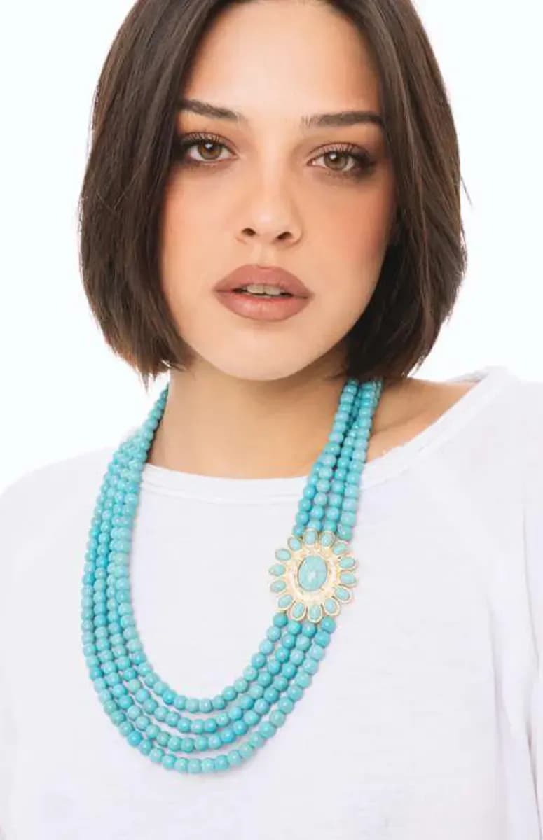 Collana multifilo con spilla | MYA ACCESSORIES - 3