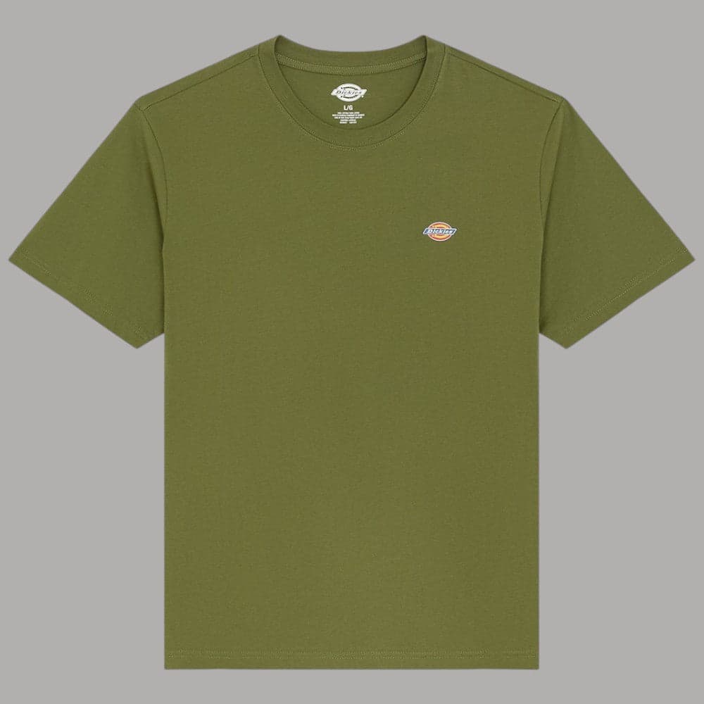 T-shirt Dickies Mapleton Cotone verde Logo Iconico Regular Fit - 5