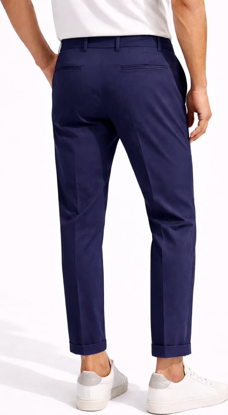 Pantalone cropped nylon elastam - 4