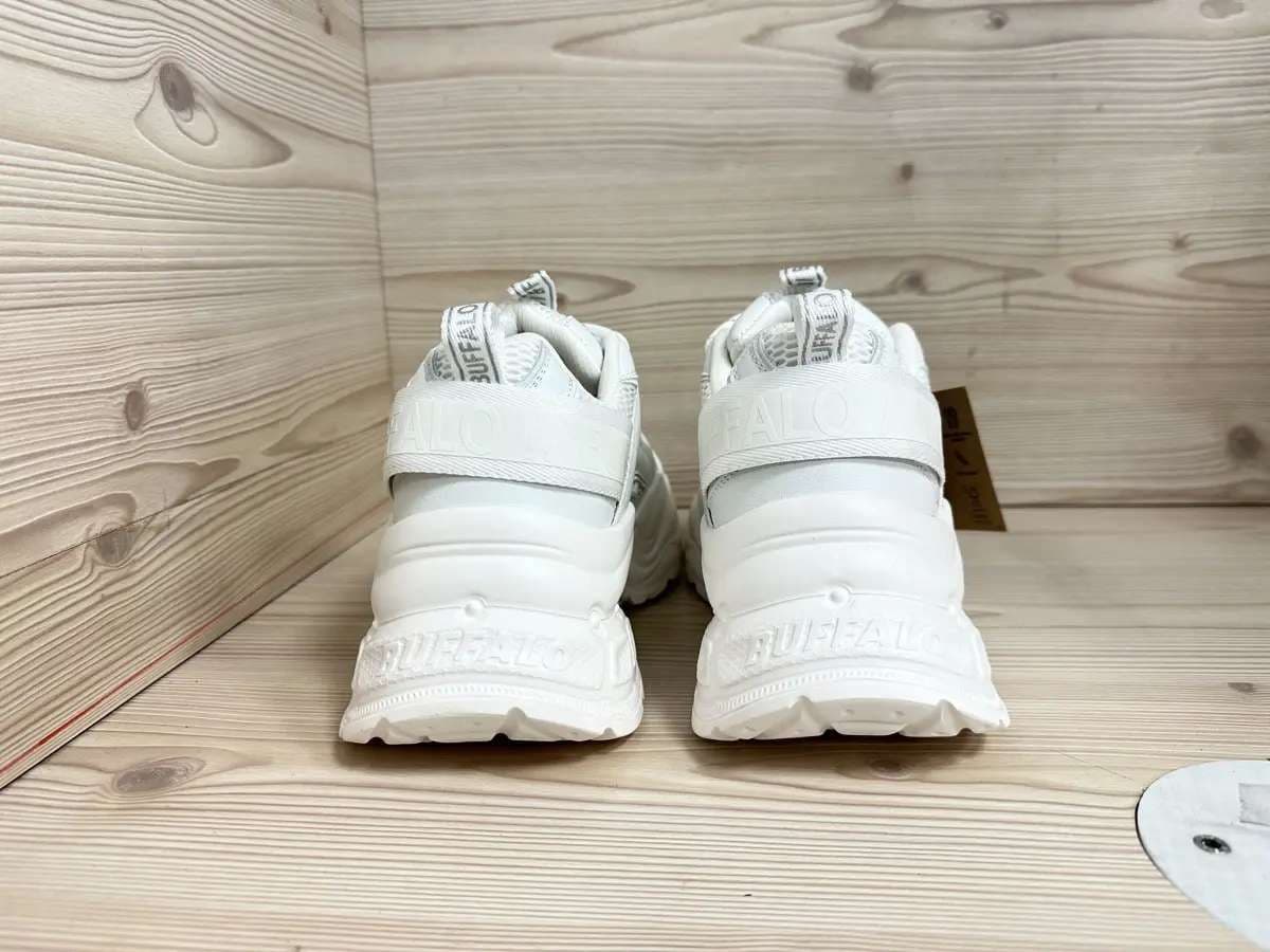 Buffalo Sneakers donna YUNO VEGAN nappa mesh white - 3