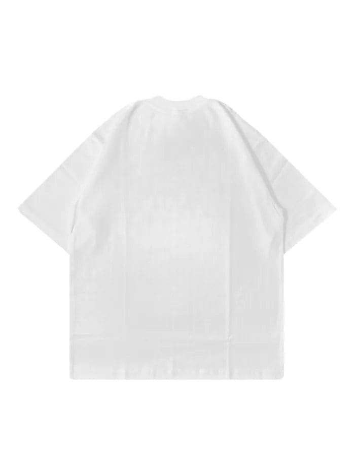 T-Shirt Bianca Boxy Fit Horda x Billis Food Vibes| Made in Italy - 3