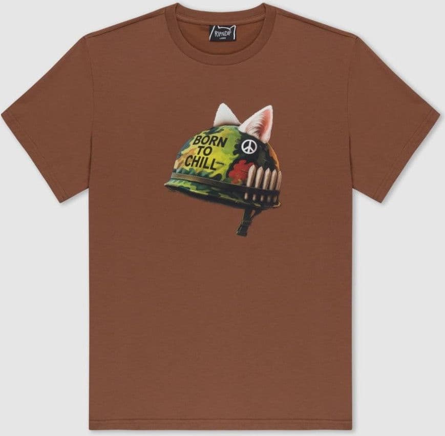 T-shirt Rip n Dip Born To Chill Brown - 4