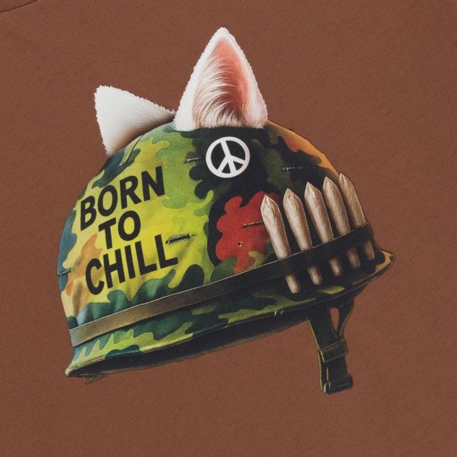 T-shirt Rip n Dip Born To Chill Brown - 2