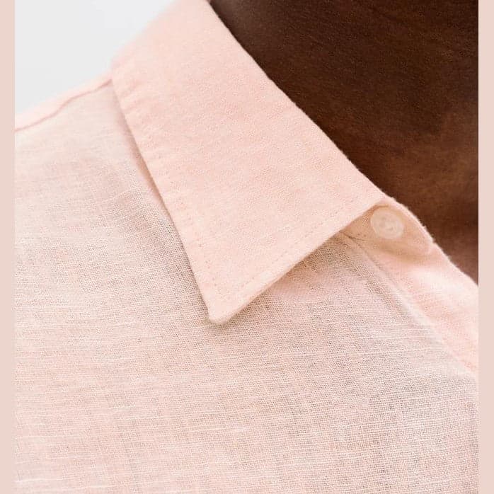 Camicia Jack & Jones Lawrence Linen LS Pink - 6