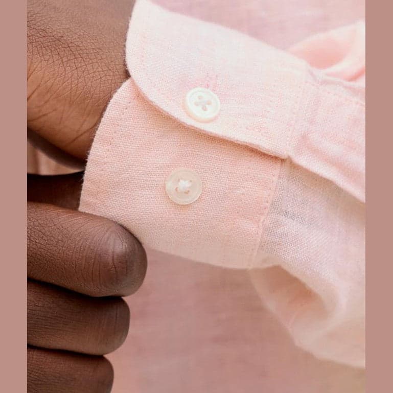 Camicia Jack & Jones Lawrence Linen LS Pink - 2