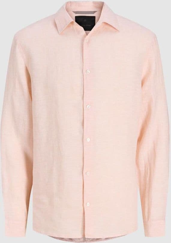 Camicia Jack & Jones Lawrence Linen LS Pink - 3