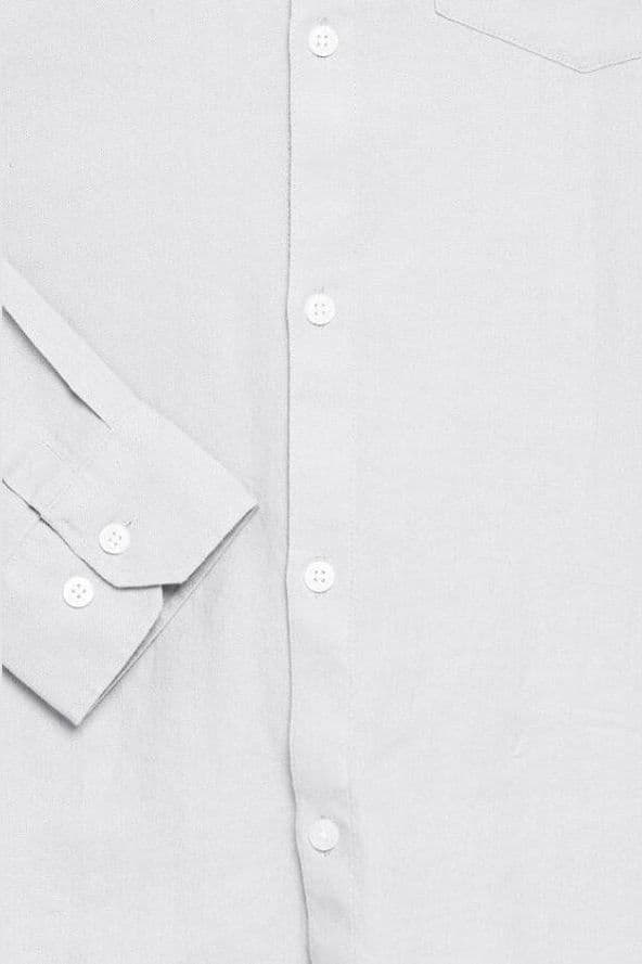 Camicia Solid Allan China White - 2