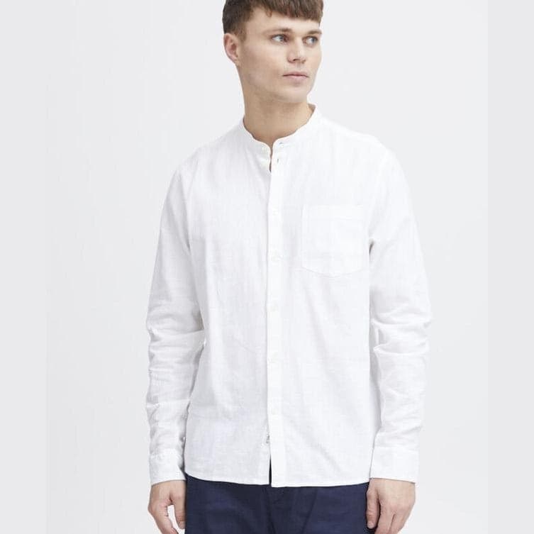 Camicia Solid Allan China White - 3