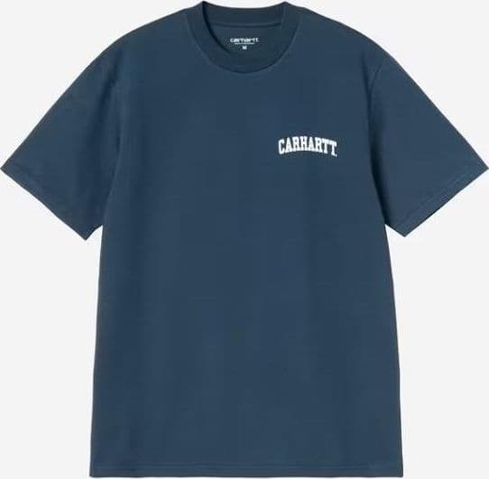 T Shirt Carhartt University Script Blue - 4