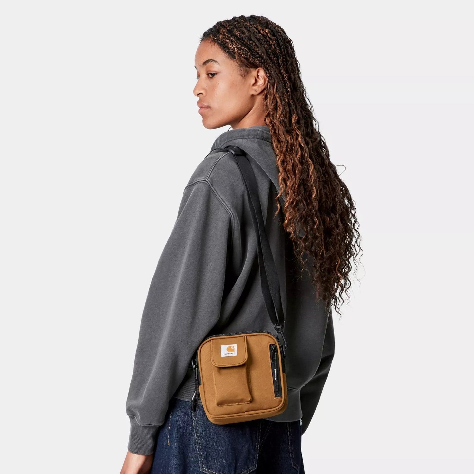 Borsa Carhartt Essential Bag Small Hamilton Brown - 2