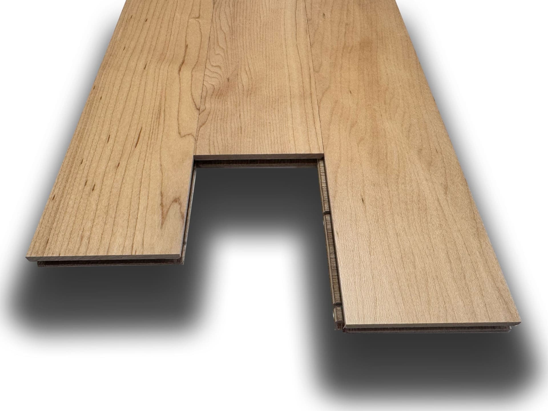 €19,90mq * STOCK GARBELOTTO * Lotto da 12mq di Parquet LISTONE prefinito in legno ACERO vern. 14X90X500/800 (4mm nobile) - 4