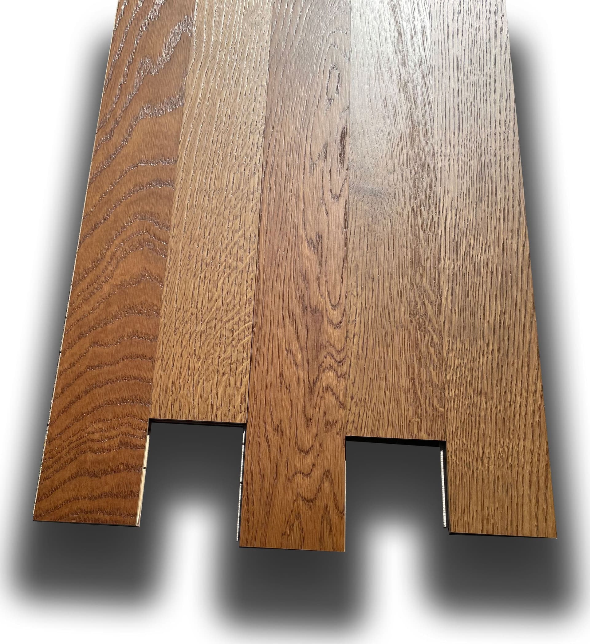 €21,99mq * STOCK GARBELOTTO * Lotto da 14mq di Maxilistone prefinito in legno vern. ROVERE CUOIO 9x120x700/1000 (3mm nobile) - 3