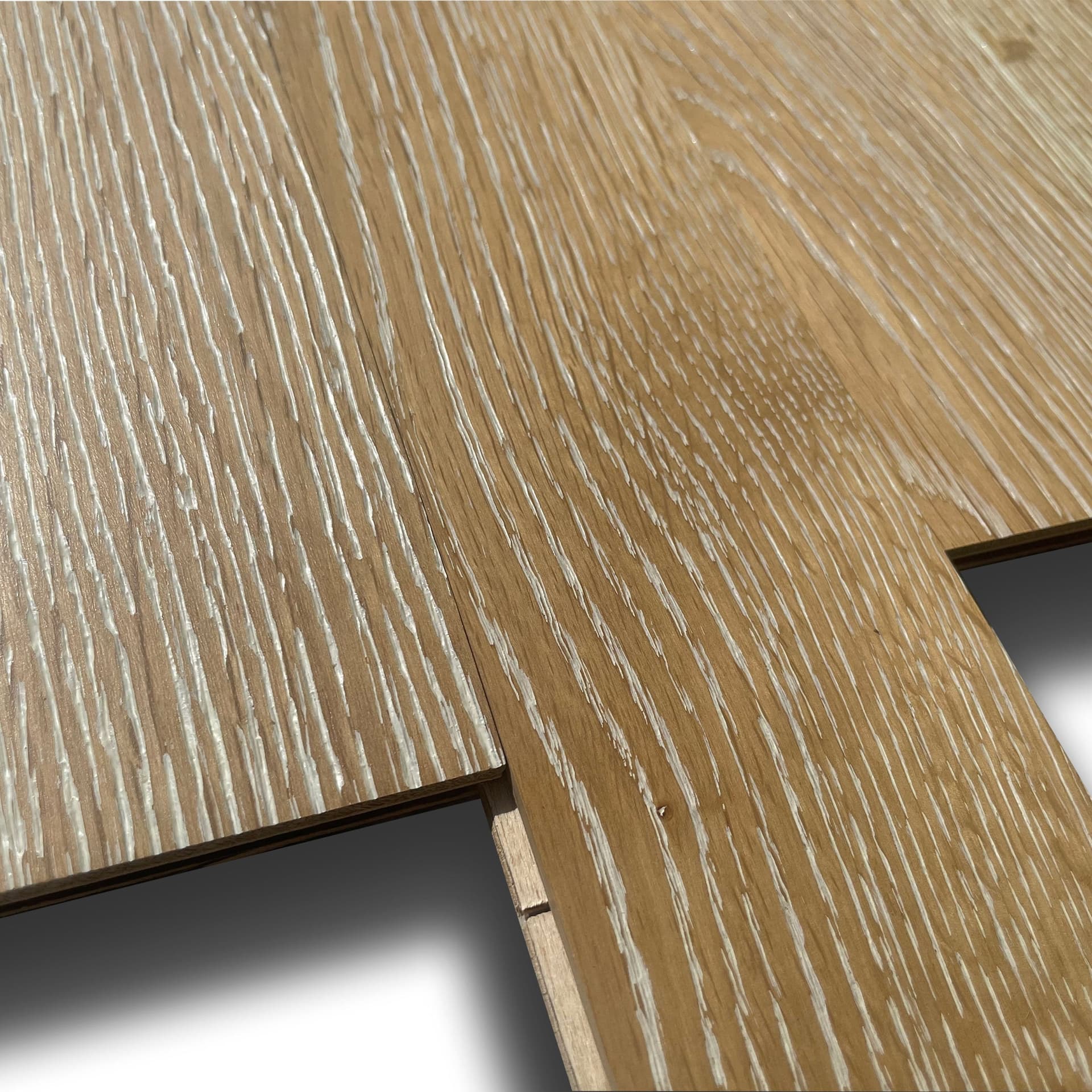 €22,90mq * STOCK GARBELOTTO * Lotto da 55mq di Parquet DECAPATO in legno di  Rovere 10x70x400/600 - 2
