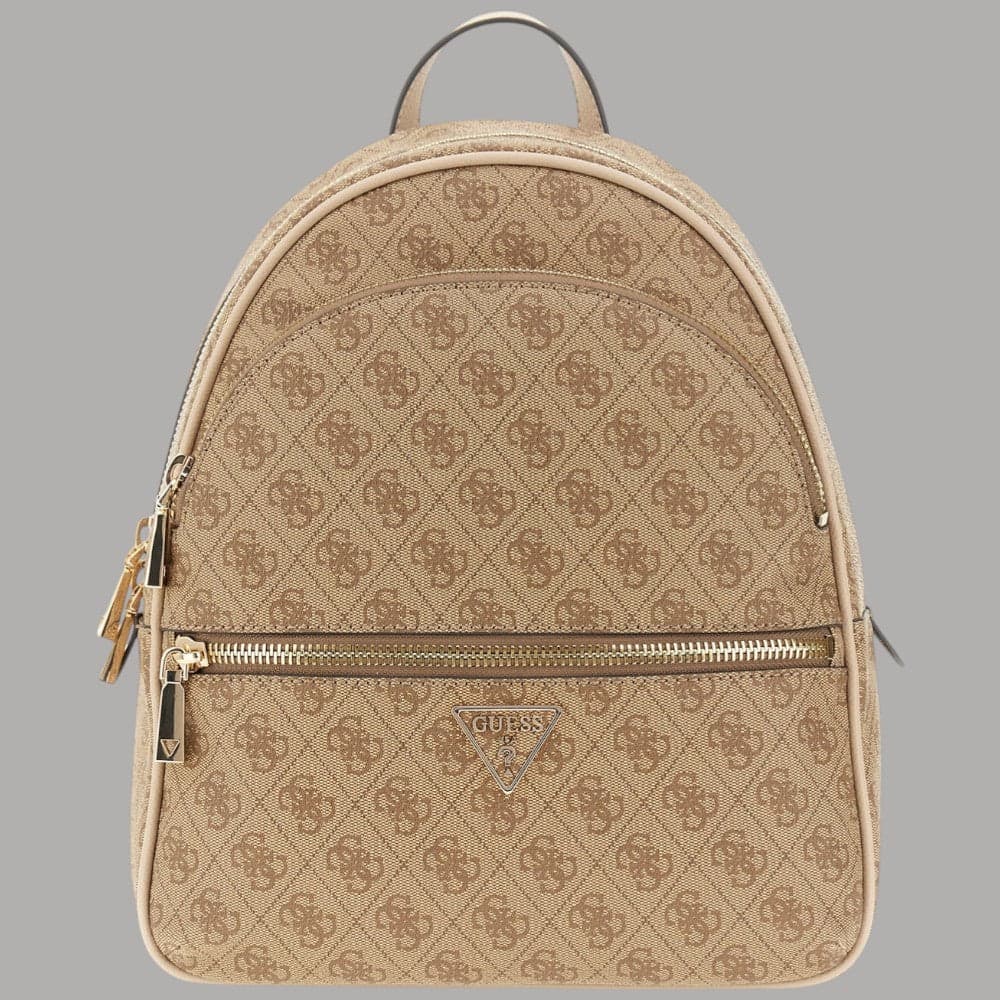 Guess Zaino Donna Manhattan Logo 4G Ecopelle Metalleria Oro - 3