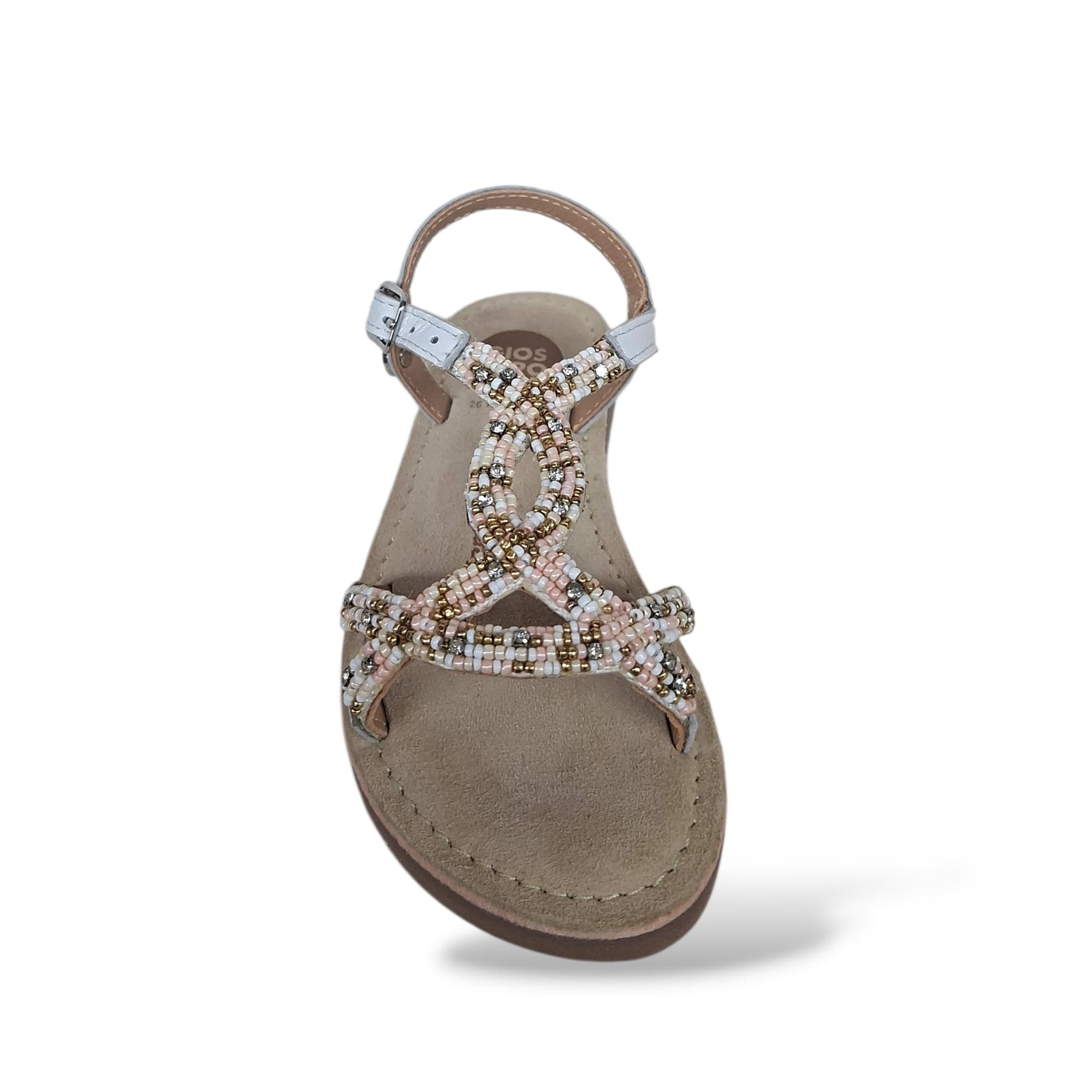 Sandali Bambina GIOSEPPO BARAGOI 78885 – Bianco in Pelle Premium | Fibia per un Look Classico e Senza Tempo - 4