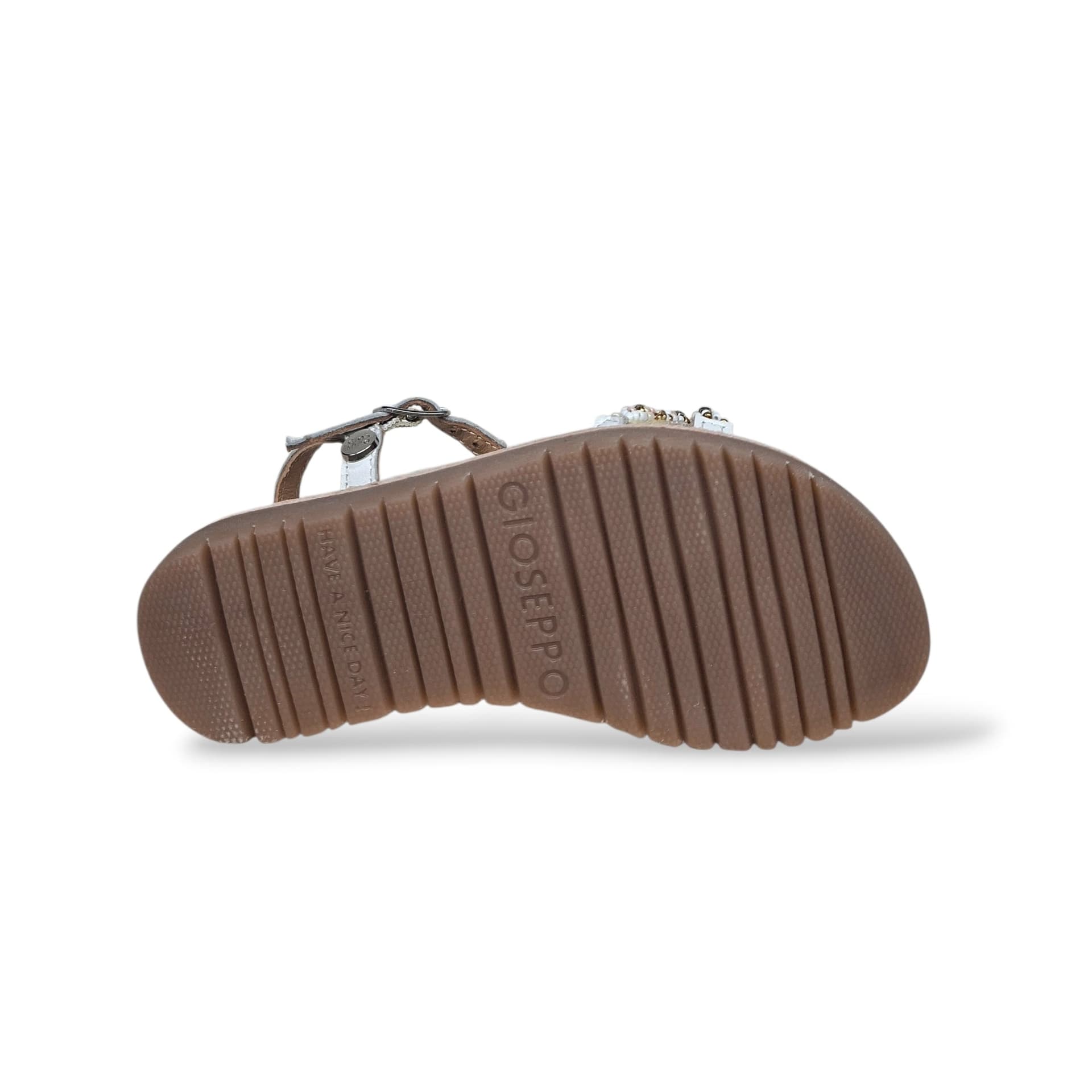 Sandali Bambina GIOSEPPO BARAGOI 78885 – Bianco in Pelle Premium | Fibia per un Look Classico e Senza Tempo - 5