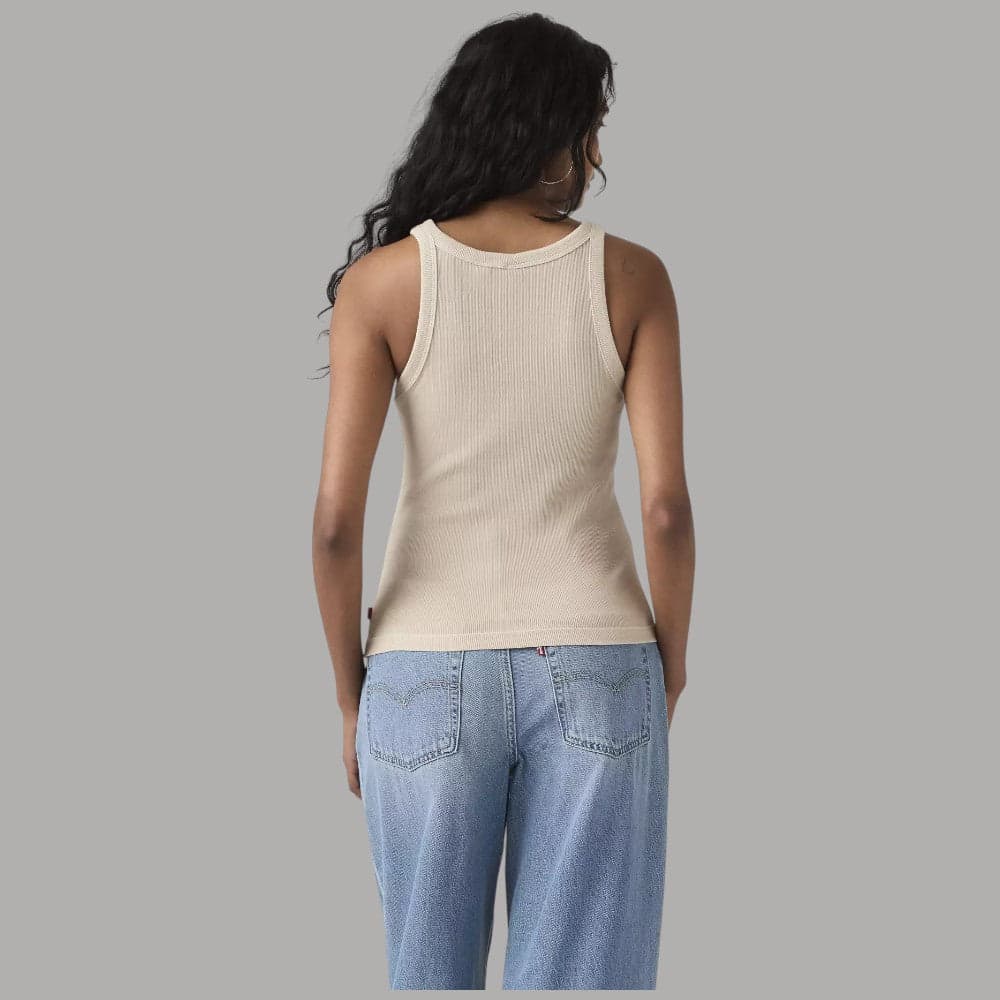 Canotta Levi's Slim Aderente Cotone a Coste Red Tab - 6