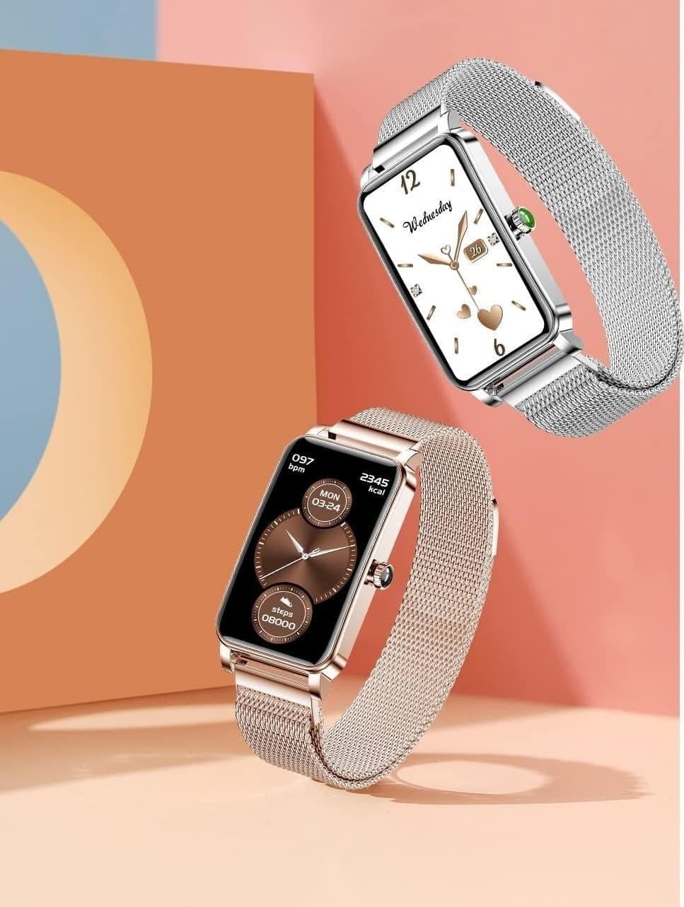 Smartwatch New York Silver Battito Cardiaco Ossigeno nel Sangue calorie sport - 5