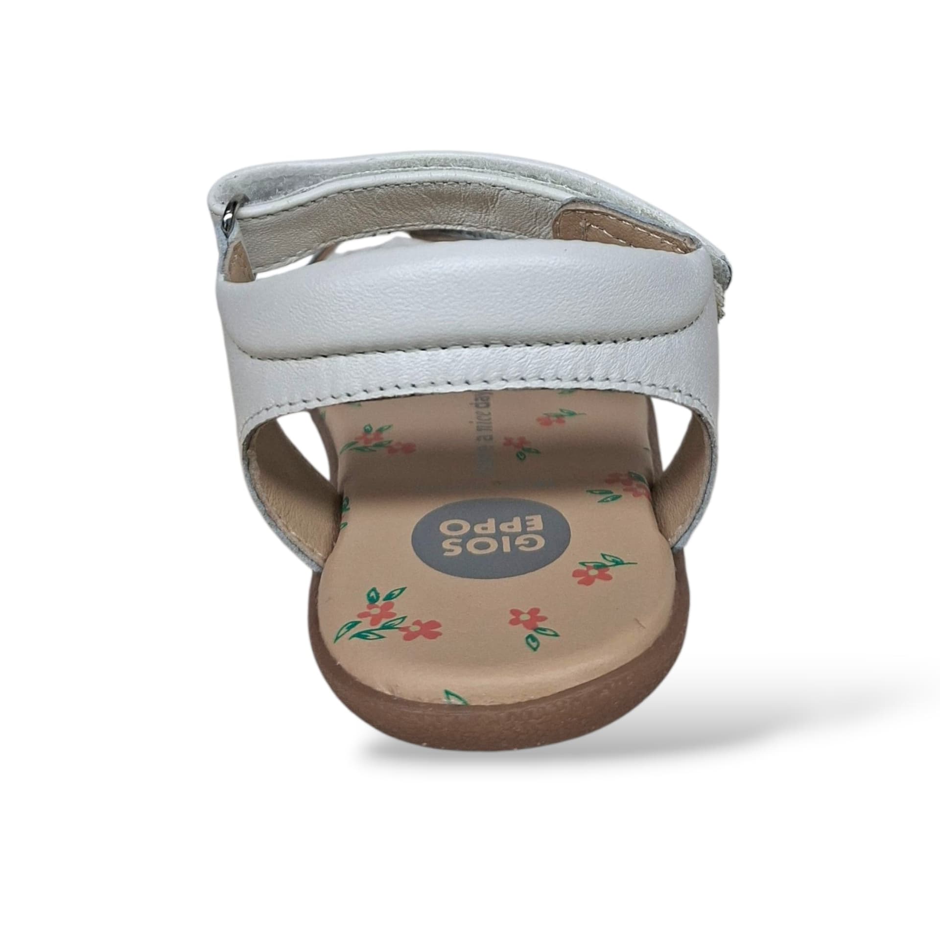 Sandali Bambina GIOSEPPO SLITE 78807 – Bianco in Pelle | Velcro per un Look Fresco e Versatile - 3