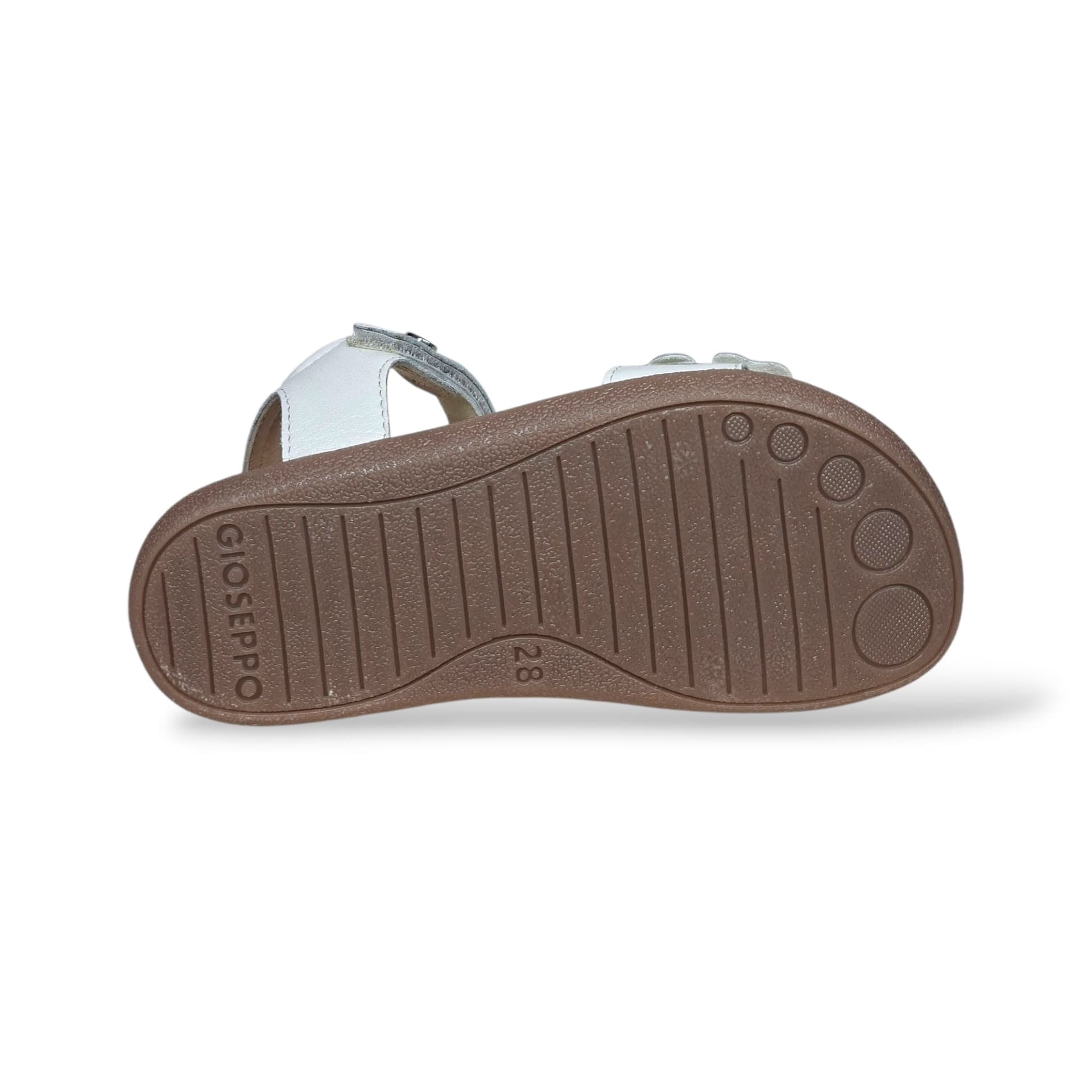 Sandali Bambina GIOSEPPO SLITE 78807 – Bianco in Pelle | Velcro per un Look Fresco e Versatile - 5