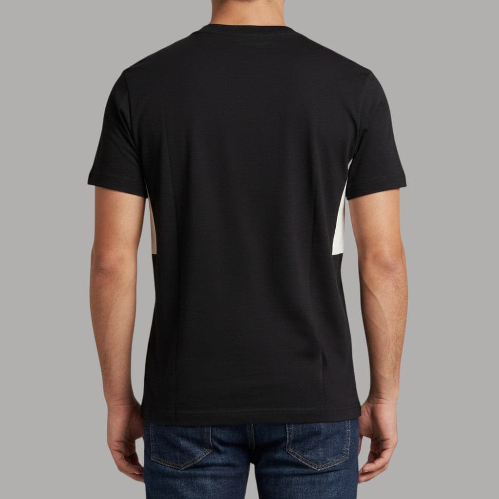 Maglietta ICON Cotone Girocollo Uomo con Logo Fascia - 2