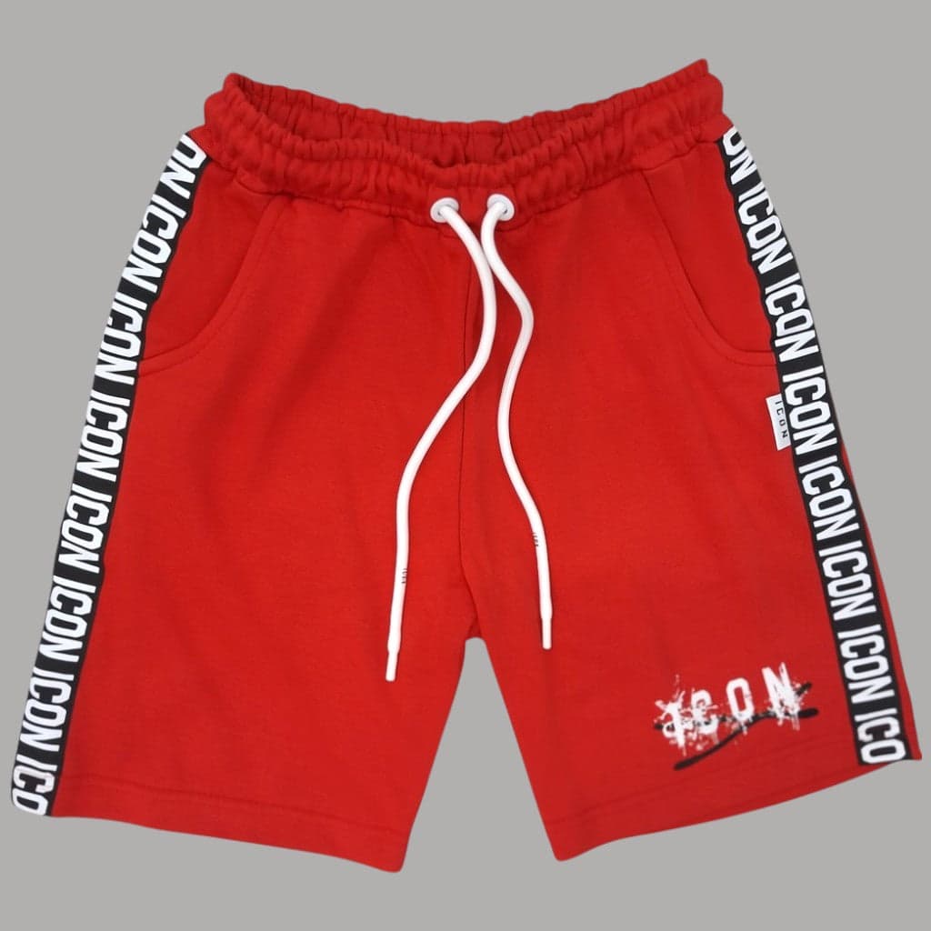 Bermuda Felpa ICON con Bande Laterali e Logo, Comfort Elegante - 3