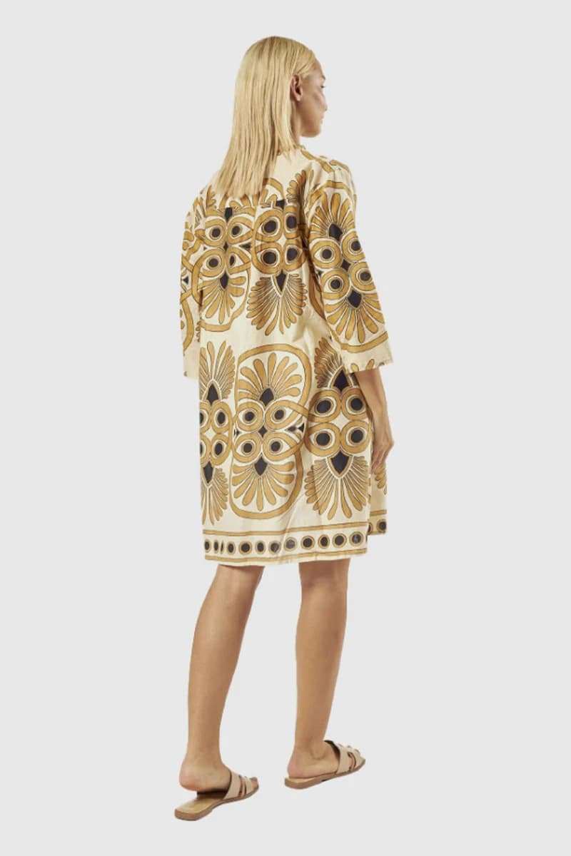 Kaftano stampa Geometrica Mandala | Verde Fashion - 6