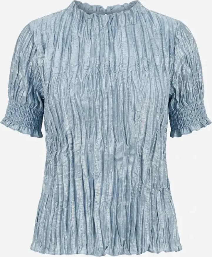 Maglia plissé maniche arricciate | AMOSA - 2