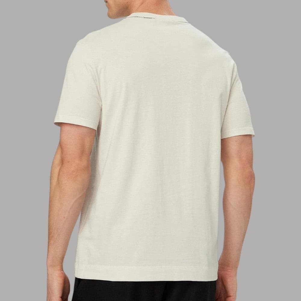 T-shirt Calvin Klein Regular Fit con Logo Ricamato e Dettagli - 2