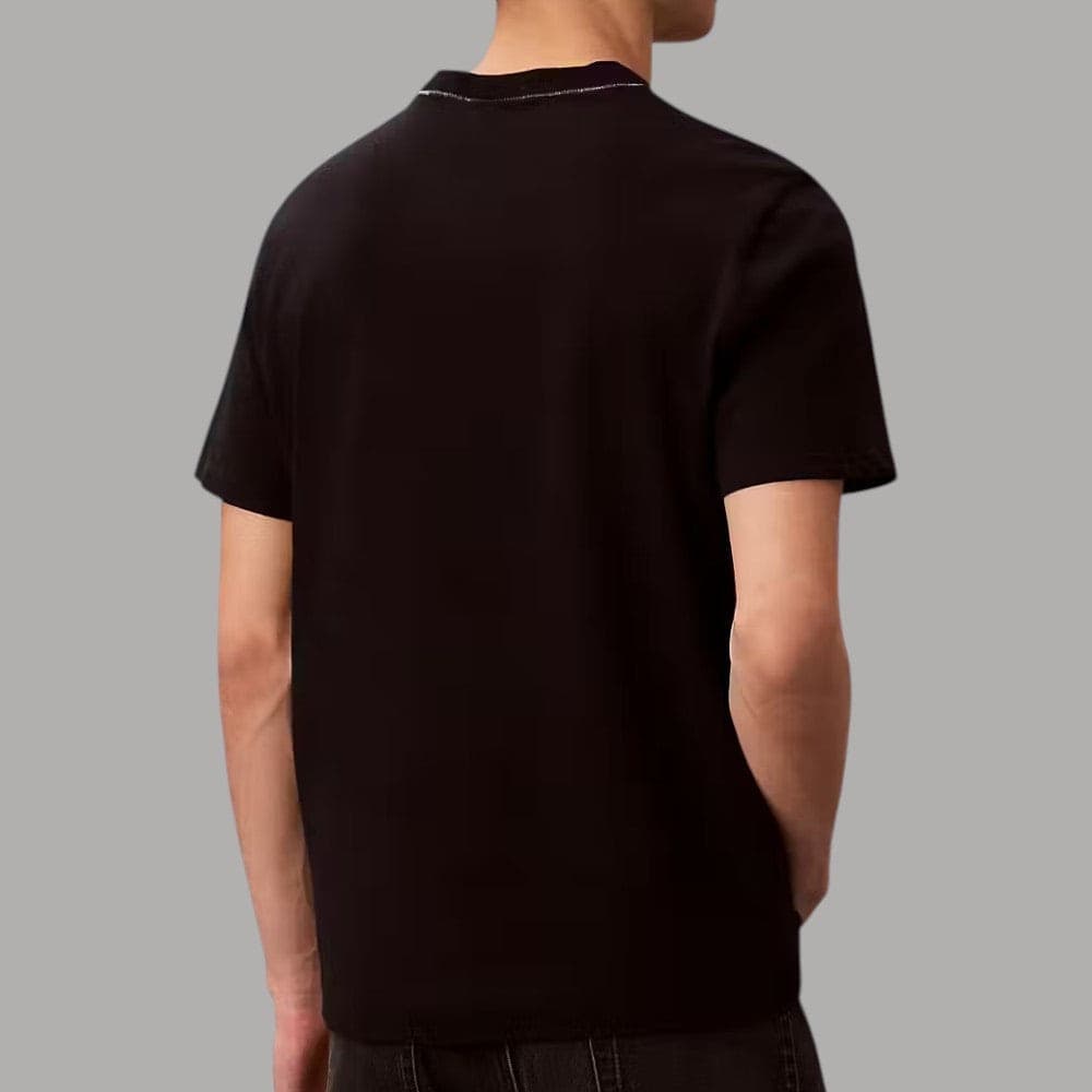T-shirt Calvin Klein Regular Fit con Logo Ricamato e Dettagli - 6