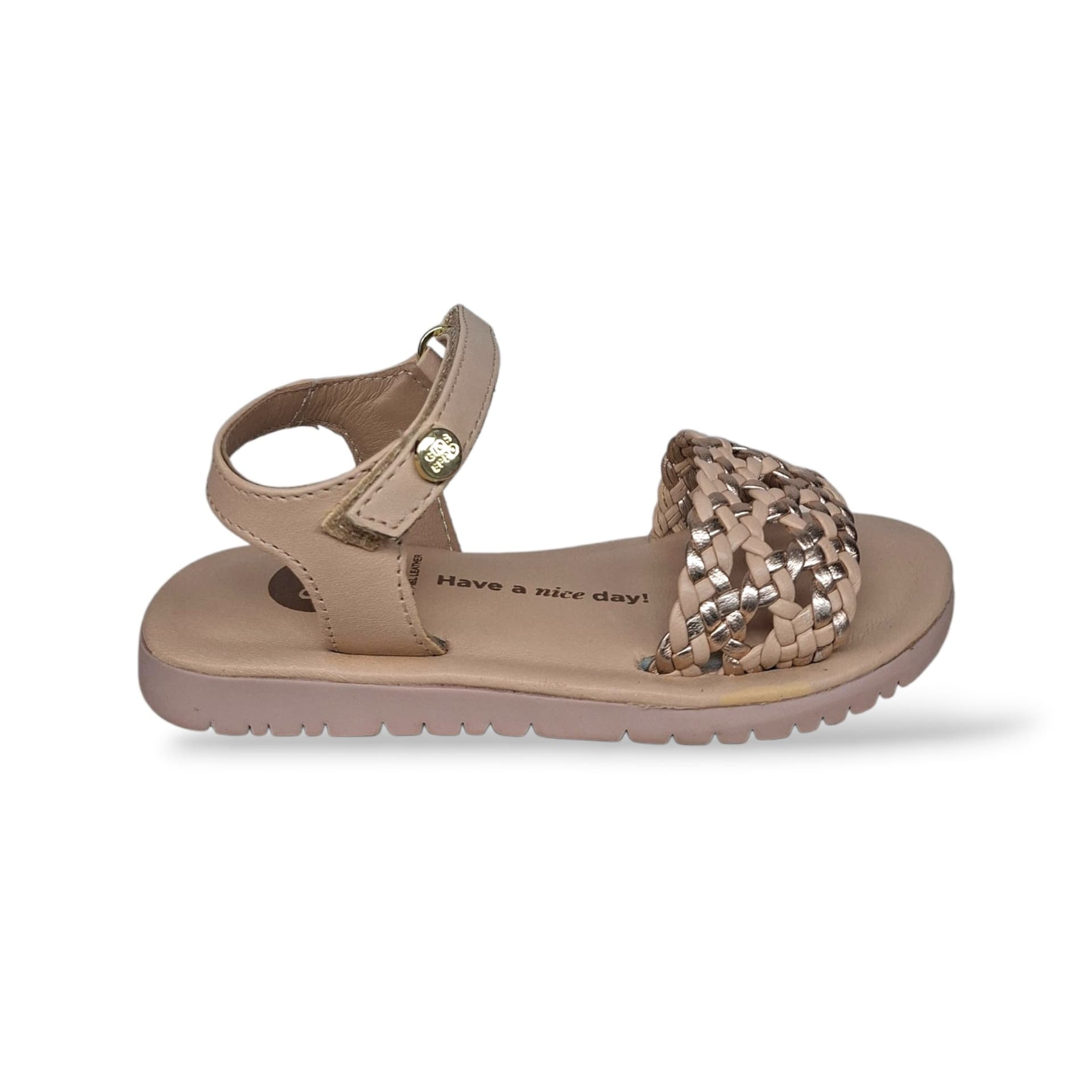 Sandali Bambina GIOSEPPO MAHIU 78894 – Cipria in Pelle | Velcro per un Look Delicato e Romantico - 6