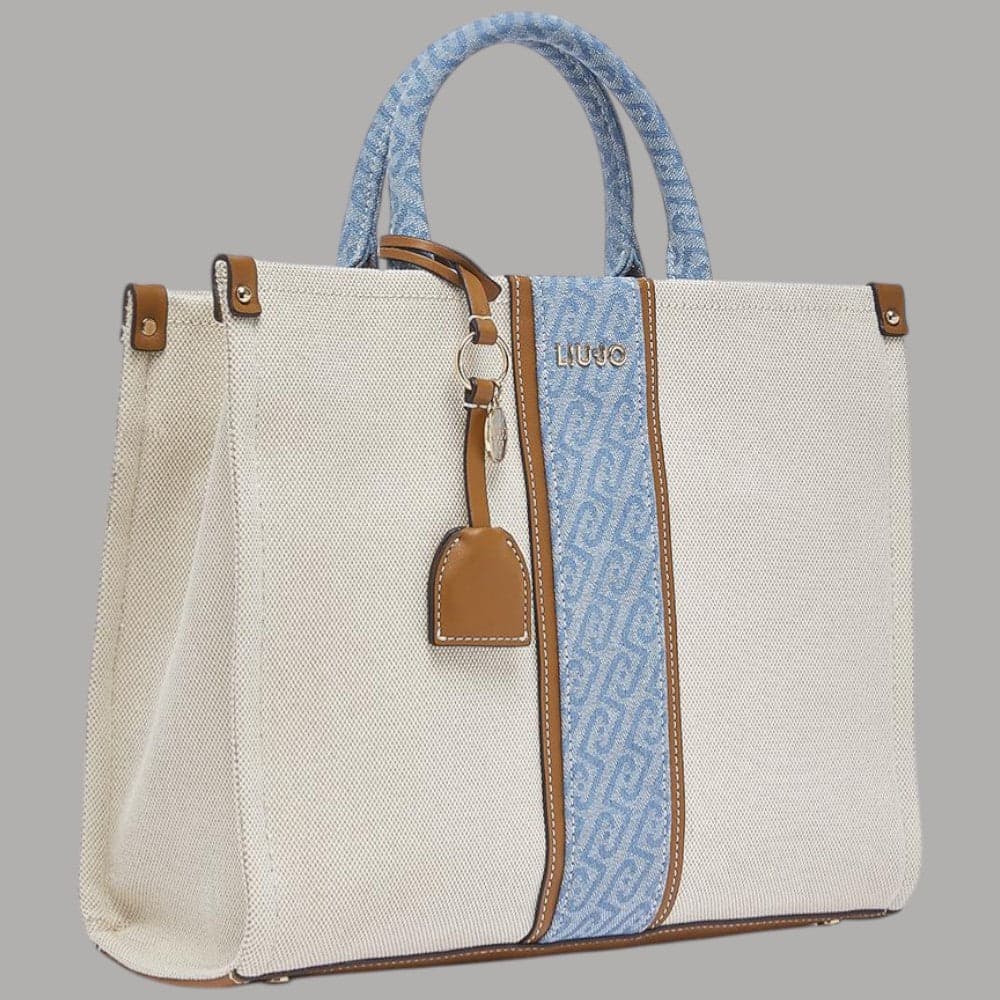 Liu Jo borsa jacquard media con tracolla e charm removibile - 11