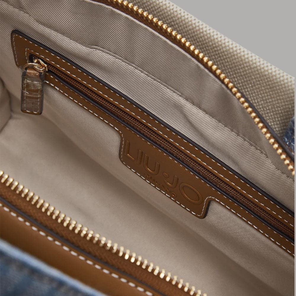 Liu Jo borsa jacquard media con tracolla e charm removibile - 15