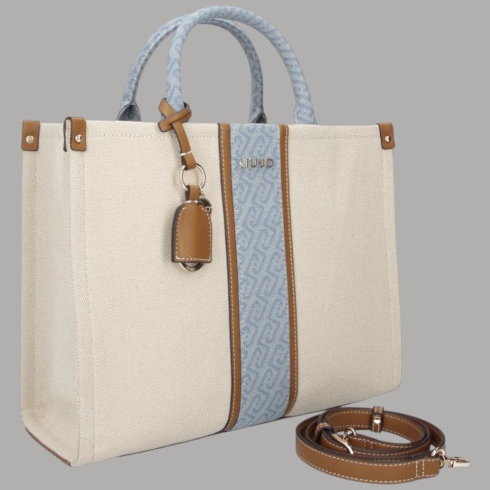 Liu Jo borsa jacquard media con tracolla e charm removibile - 7