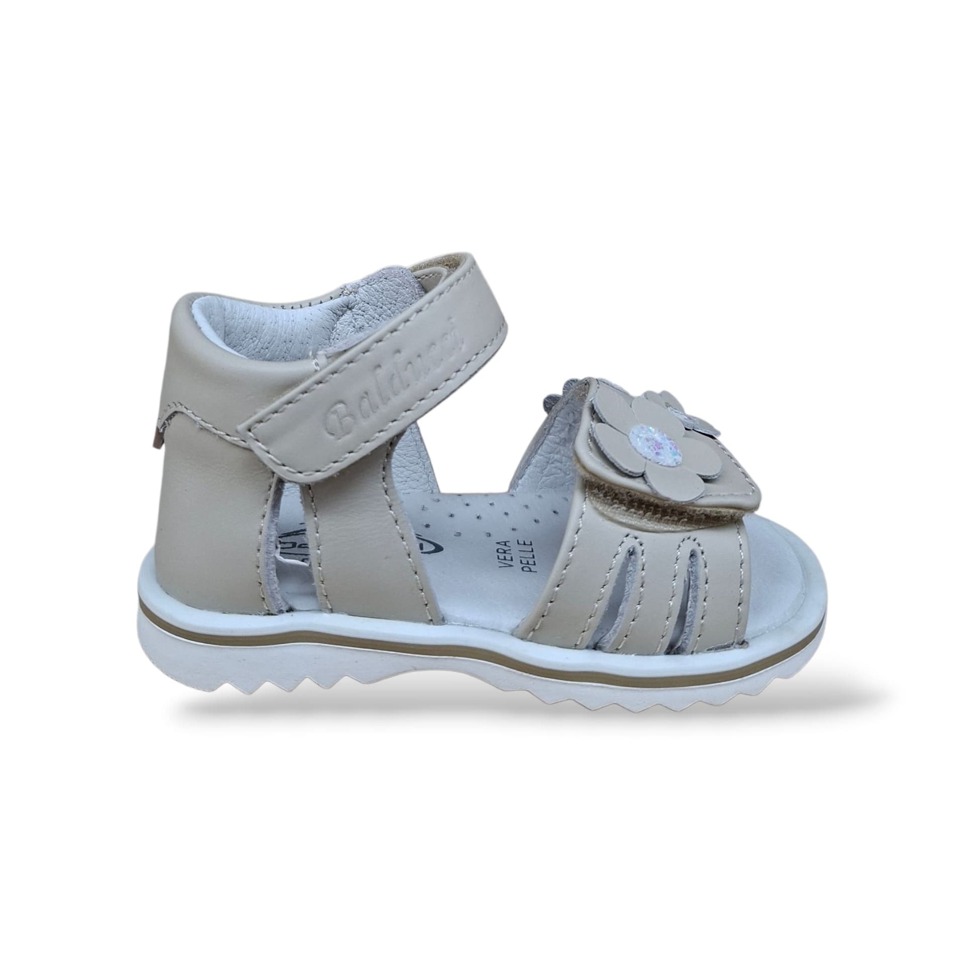 Sandali Tallonati Primi Passi Balducci Cita 7360 Beige – Pelle con Velcro - 6