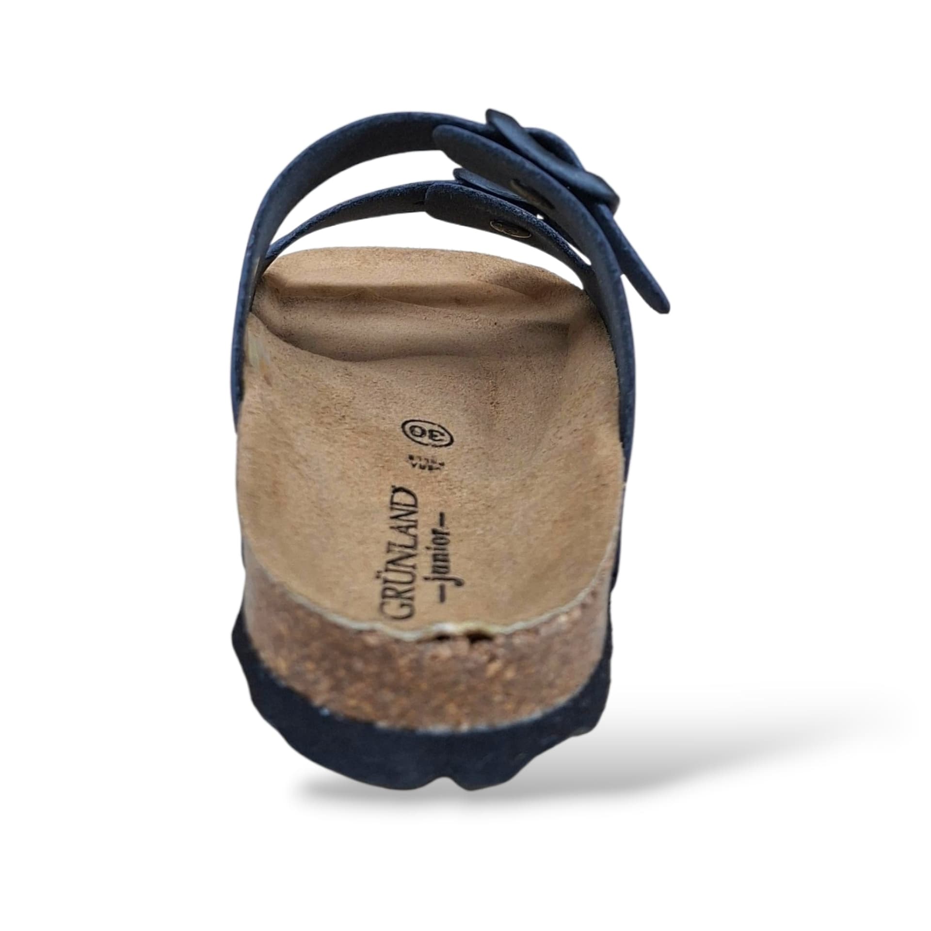 Ciabatta Bio Sughero Bambini e Ragazzi Grunland Junior Luce Blu – Sottopiede Sughero EVA - 3