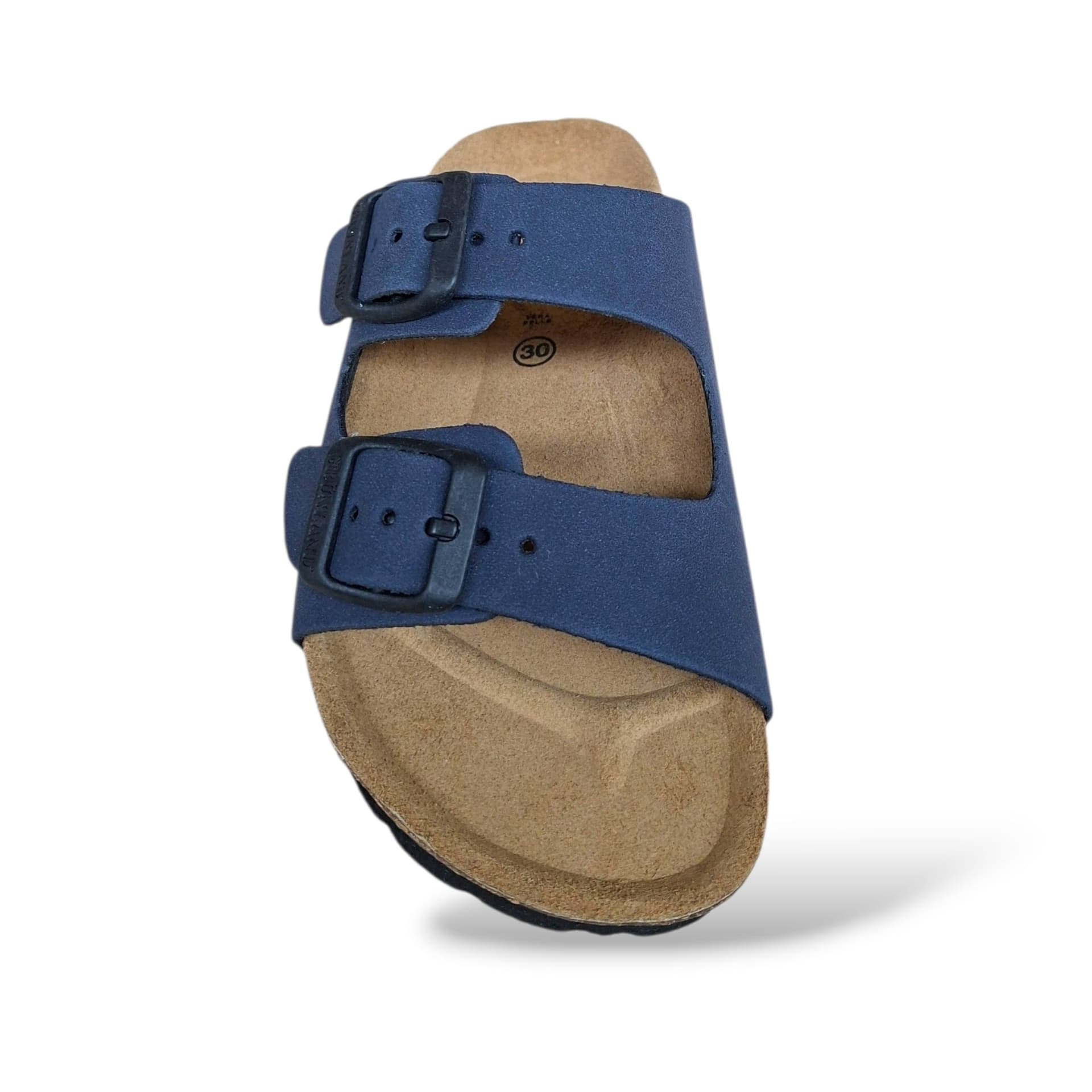Ciabatta Bio Sughero Bambini e Ragazzi Grunland Junior Luce Blu – Sottopiede Sughero EVA - 4