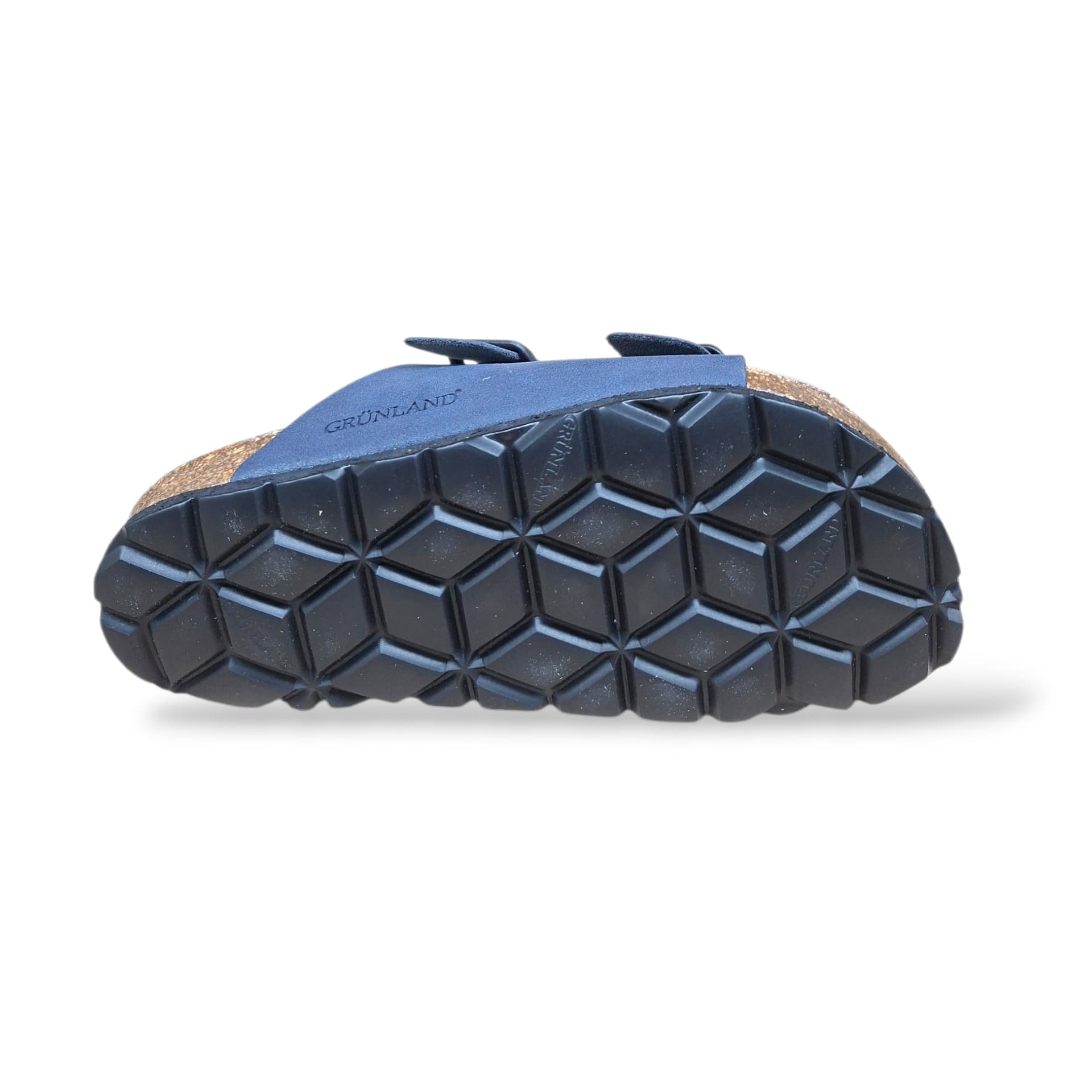 Ciabatta Bio Sughero Bambini e Ragazzi Grunland Junior Luce Blu – Sottopiede Sughero EVA - 5