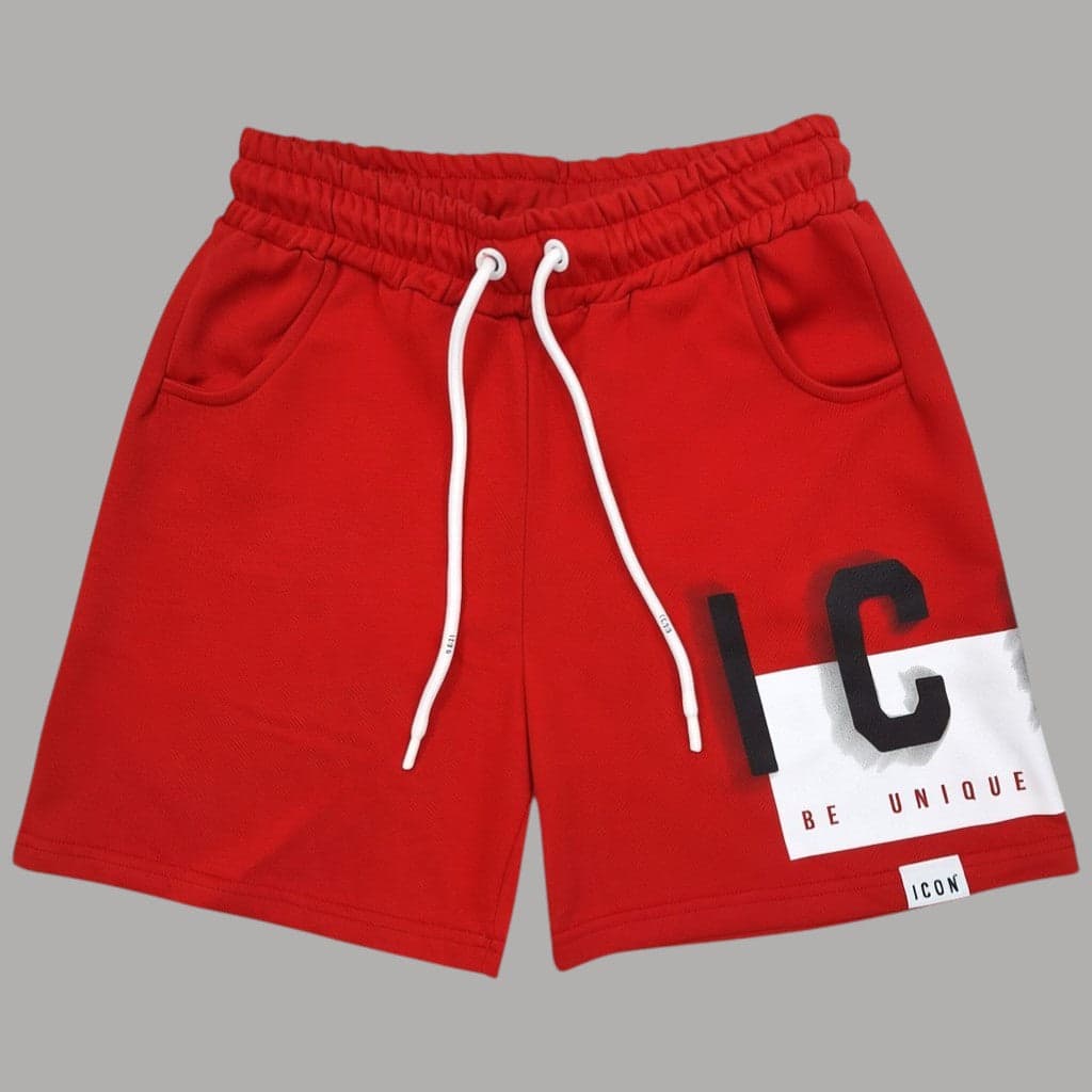Bermuda Felpa ICON con Logo Ombra e Tasche Oblique - 3