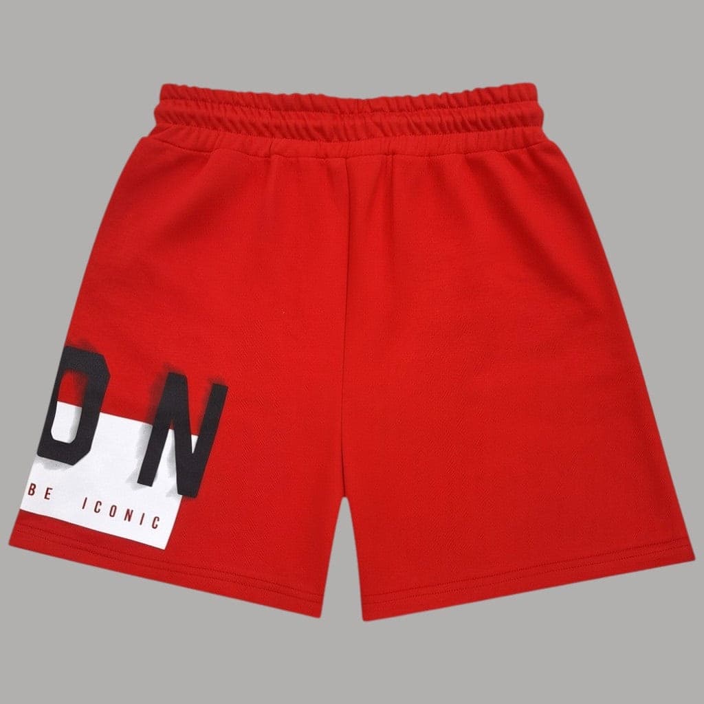 Bermuda Felpa ICON con Logo Ombra e Tasche Oblique - 2