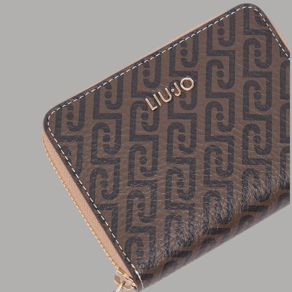 Liu Jo Portafoglio Piccolo Monogram Zip AA6156E1118 - 6