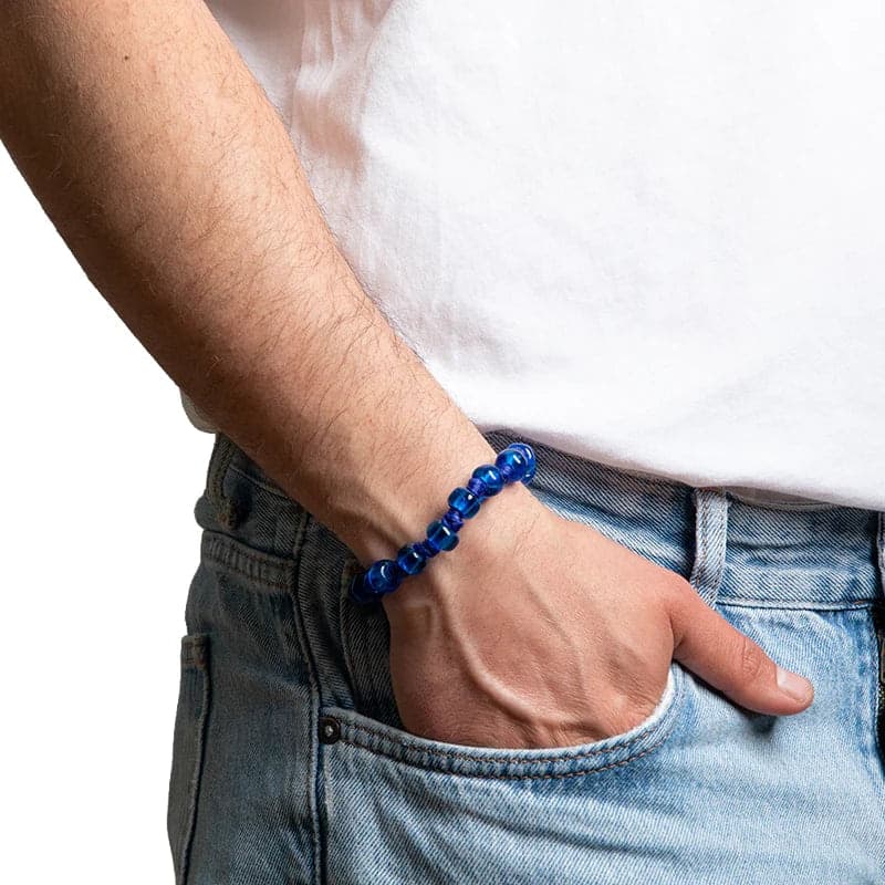 Braccialetti Aua collezione Argento
mod BLU NOTTE - 5