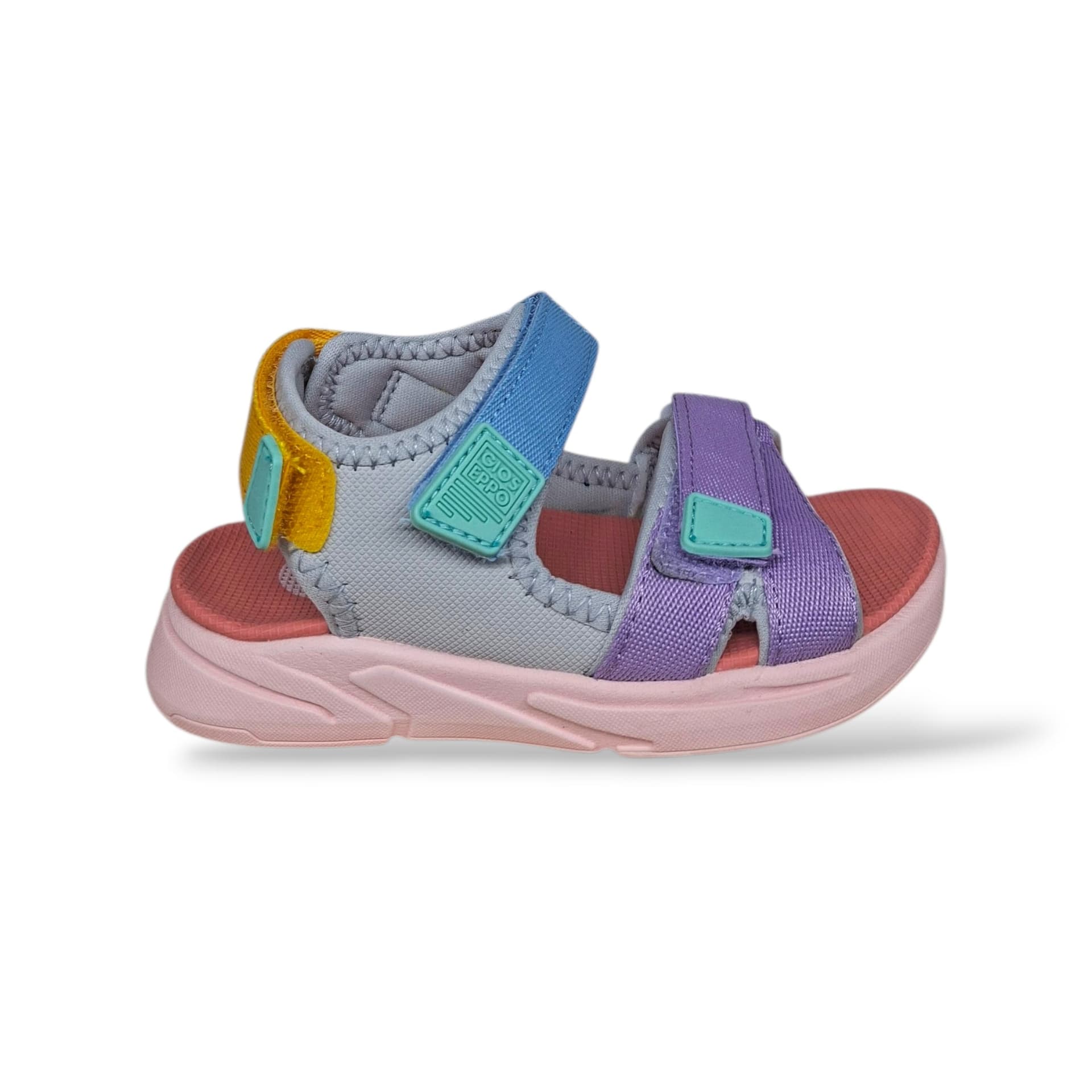 Sandali Bambina GIOSEPPO BRIGHAM 74220 – Corallo in Tessuto | Fibia per un Look Solare e Leggero - 6